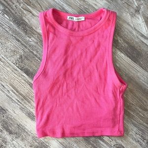PINK ZARA tank top